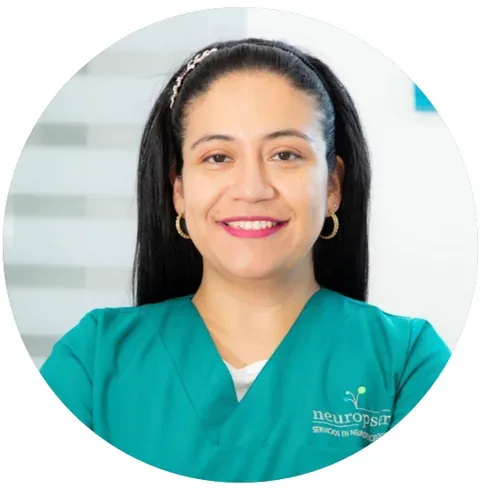 Julieth Viviana Becerra Córdoba, fonoaudióloga y neuropsicóloga del centro Neuropser en Medellín