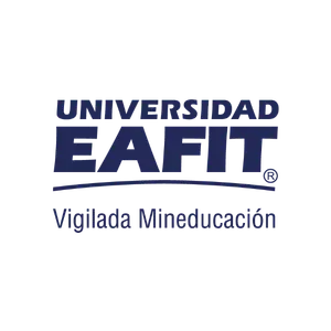 Logotipo de la Universidad EAFIT, institución aliada del centro Neuropser en Medellín